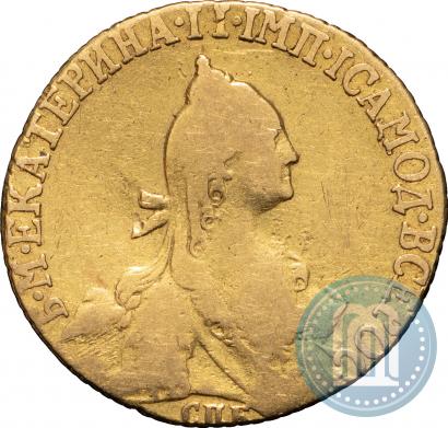 Фото 5 рублей 1772 года СПБ 