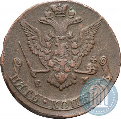 Фото 5 копеек 1779 года ЕМ 