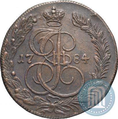 Фото 5 копеек 1784 года КМ 