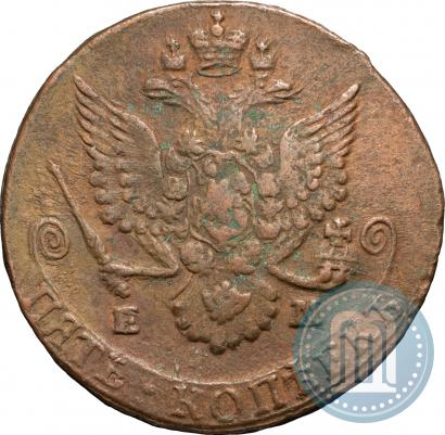 Фото 5 копеек 1785 года ЕМ 