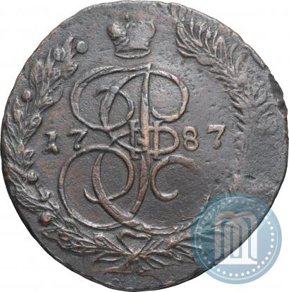 Фото 5 копеек 1787 года ЕМ 