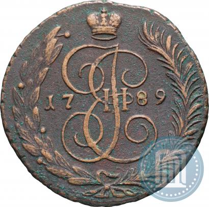 Picture 5 kopecks 1789 year АМ 
