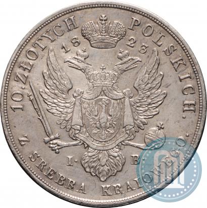 Picture 10 złotych 1823 year IB 