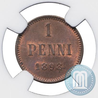 Фото 1 пенни 1898 года  