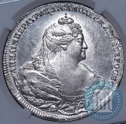 Picture 1 rouble 1738 year СПБ "Petersburg type"