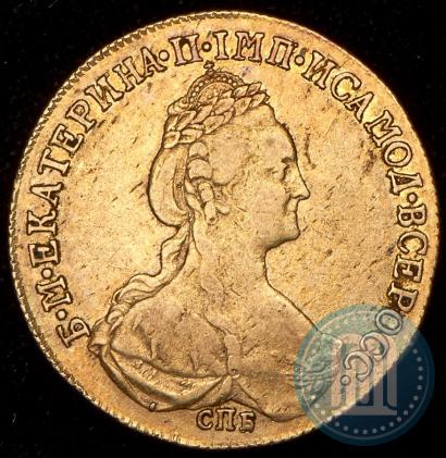 Picture 10 roubles 1781 year СПБ 
