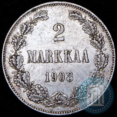 Picture 2 markkaa 1908 year L 