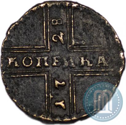 Фото 1 копейка 1728 года МОСКВА 