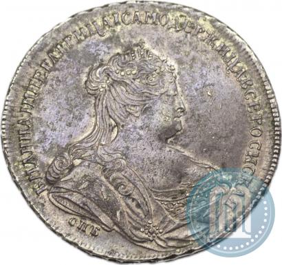Фото 1 рубль 1738 года СПБ "Петербургский тип"