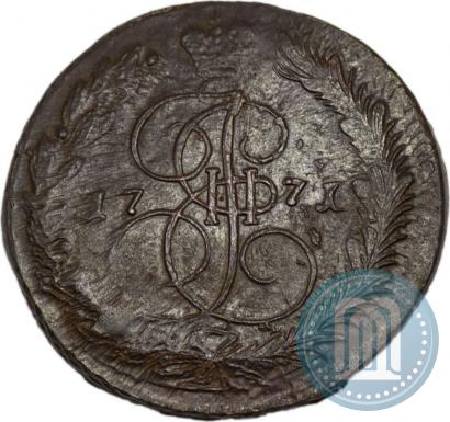 Picture 5 kopecks 1771 year ЕМ 