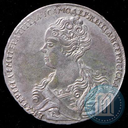 Picture 1 rouble 1726 year  "Moscow type, portrait turned to the left"