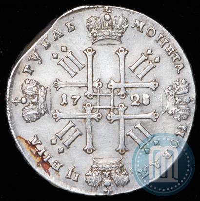 Фото 1 рубль 1728 года  "Тип 1727"