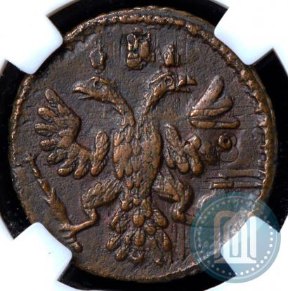 Фото Полушка 1735 года  
