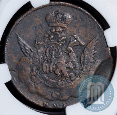 Picture 1 kopeck 1756 year ММД 