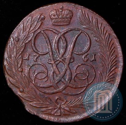 Picture 5 kopecks 1761 year  