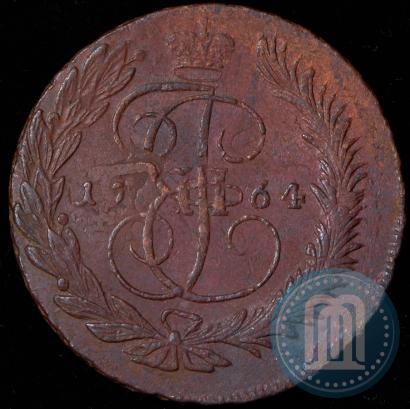 Фото 5 копеек 1764 года ММ 