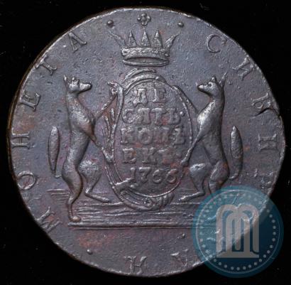 Picture 10 kopecks 1766 year  