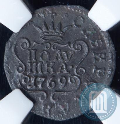 Фото Полушка 1769 года КМ 