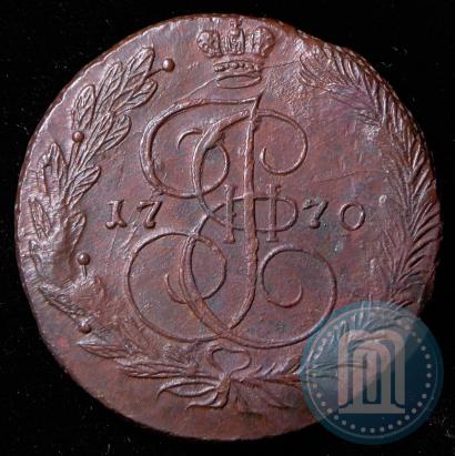 Picture 5 kopecks 1770 year ЕМ 