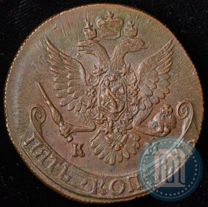 Picture 5 kopecks 1787 year КМ 