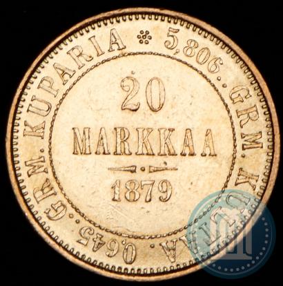 Picture 20 markkaa 1879 year S 