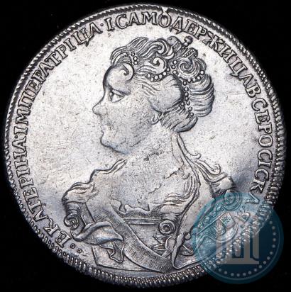Picture 1 rouble 1726 year СПБ "Petersburg type, portrait turned to the left"