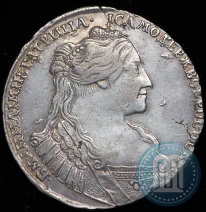 Picture Poltina 1734 year  "Type of 1735"