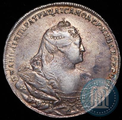 Фото 1 рубль 1740 года  "Московский тип"