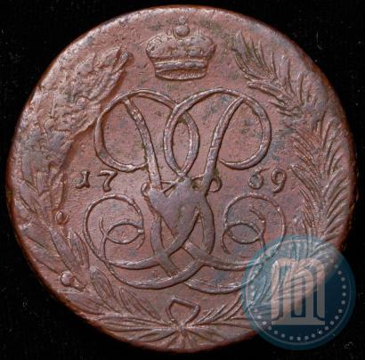 Picture 5 kopecks 1759 year  