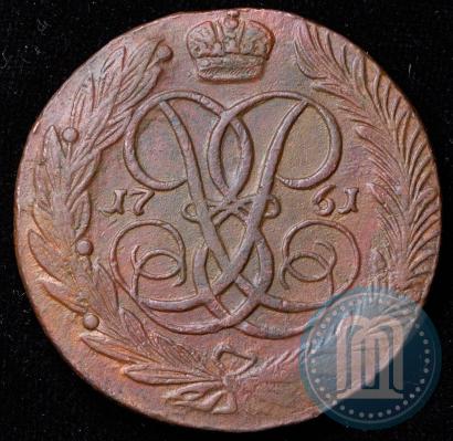 Picture 5 kopecks 1761 year  