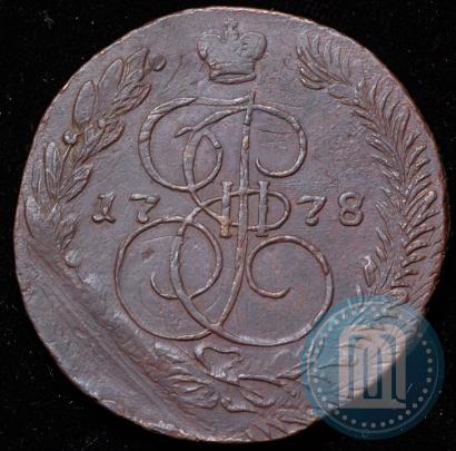 Фото 5 копеек 1778 года ЕМ 