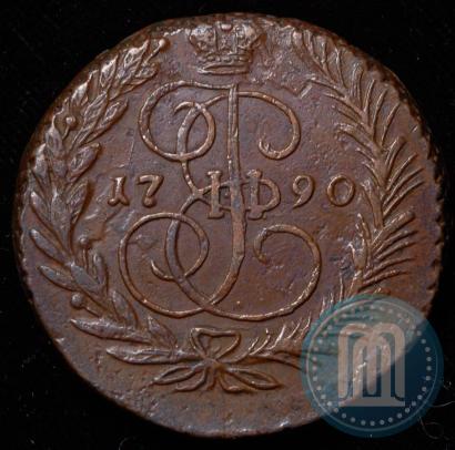 Фото 2 копейки 1790 года ЕМ 