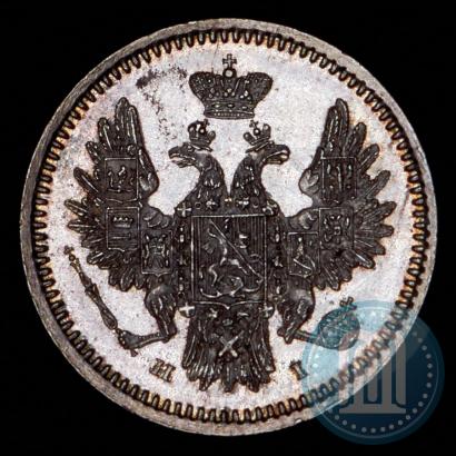Фото 5 копеек 1855 года СПБ-НІ 