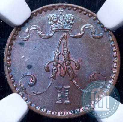 Фото 1 пенни 1866 года  