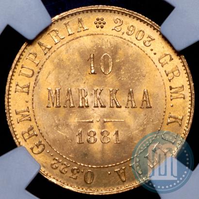 Фото 10 марок 1881 года S 