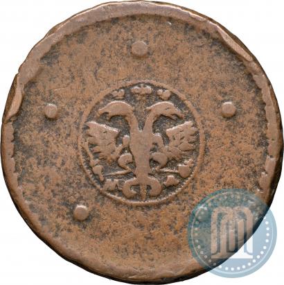 Фото 5 копеек 1727 года МД 