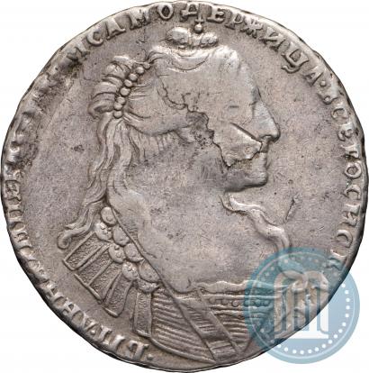 Picture Poltina 1737 year  "Type of 1735"