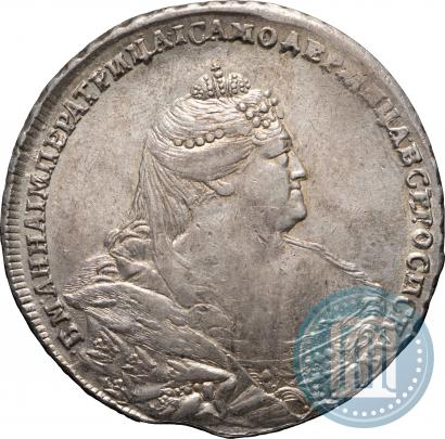 Picture 1 rouble 1738 year  "Moscow type"