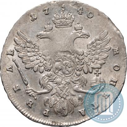 Picture 1 rouble 1740 year  "Moscow type"