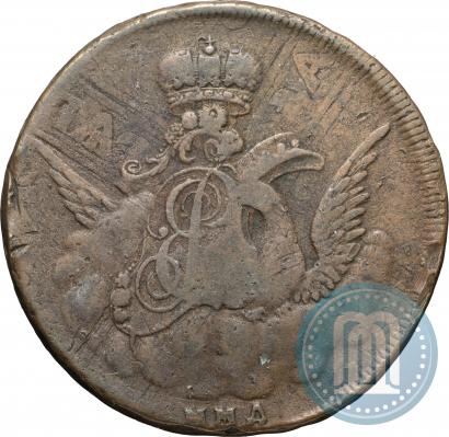 Picture 1 kopeck 1755 year ММД 
