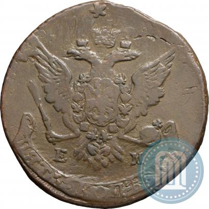 Picture 5 kopecks 1763 year ЕМ 