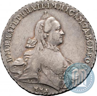 Picture 1 rouble 1764 year ММД-EI 