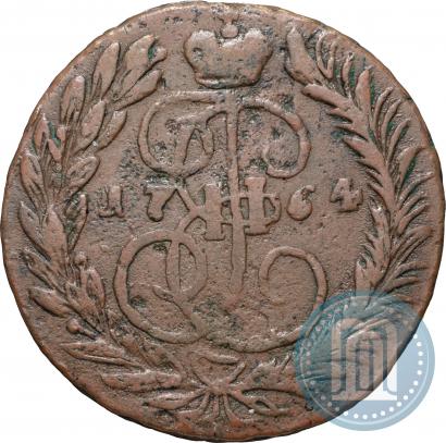 Фото 2 копейки 1764 года ММ 