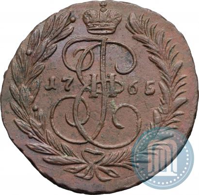 Фото 2 копейки 1765 года ММ 