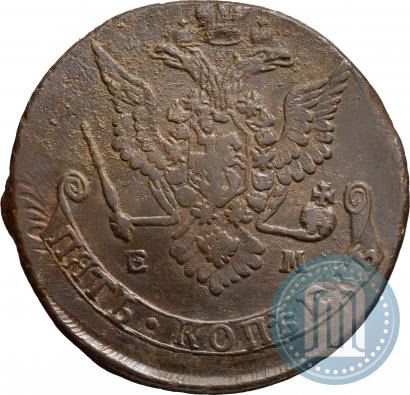 Picture 5 kopecks 1779 year ЕМ 