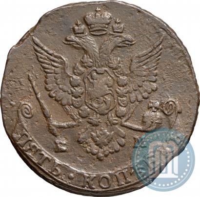 Picture 5 kopecks 1779 year ЕМ 