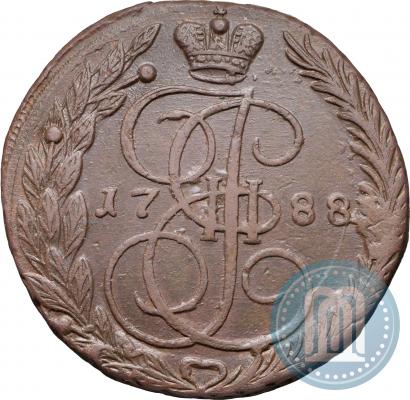 Фото 5 копеек 1788 года ЕМ 