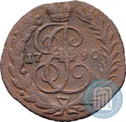 Picture 1 kopeck 1790 year  