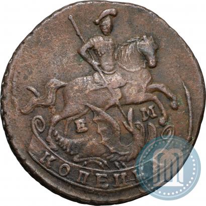 Picture 1 kopeck 1795 year ЕМ 