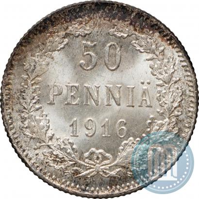 Фото 50 пенни 1916 года S 